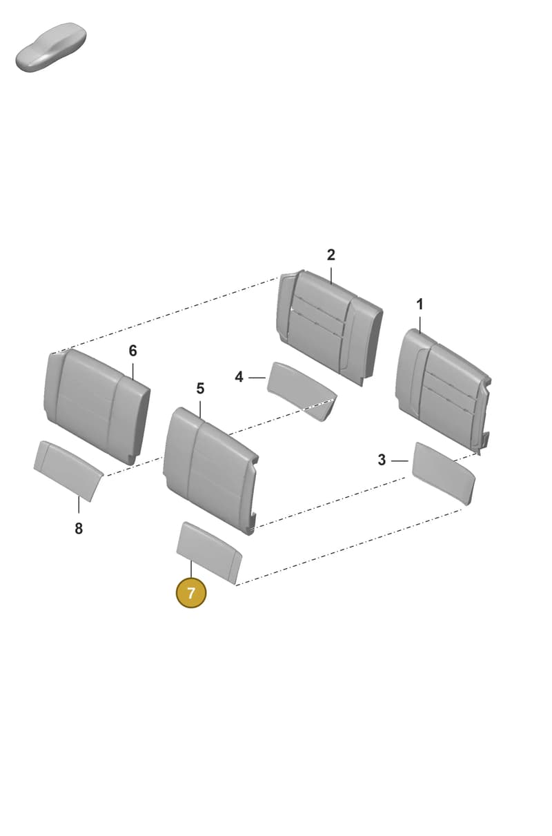 992883403GCC6 — Porsche 911 (2024-2025) diagram p53818310, position 7