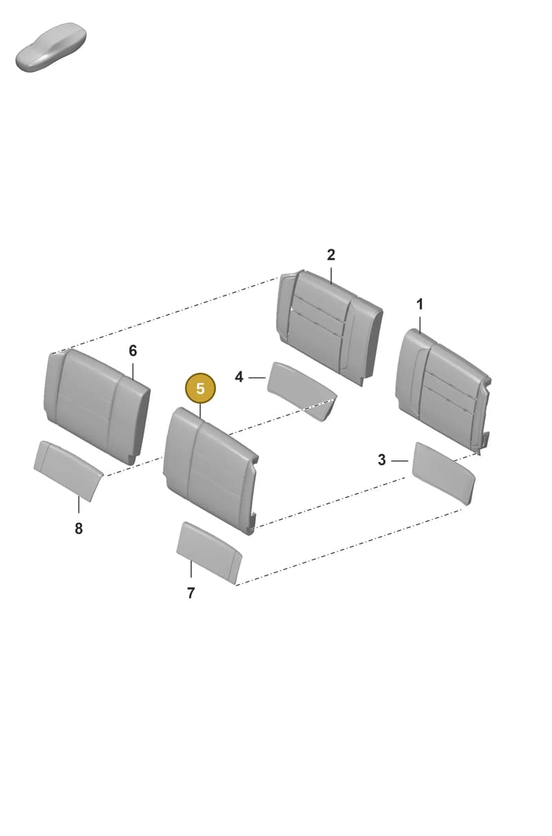 992883455QCC6 — Porsche 911 (2024-2025) diagram p53818310, position 5