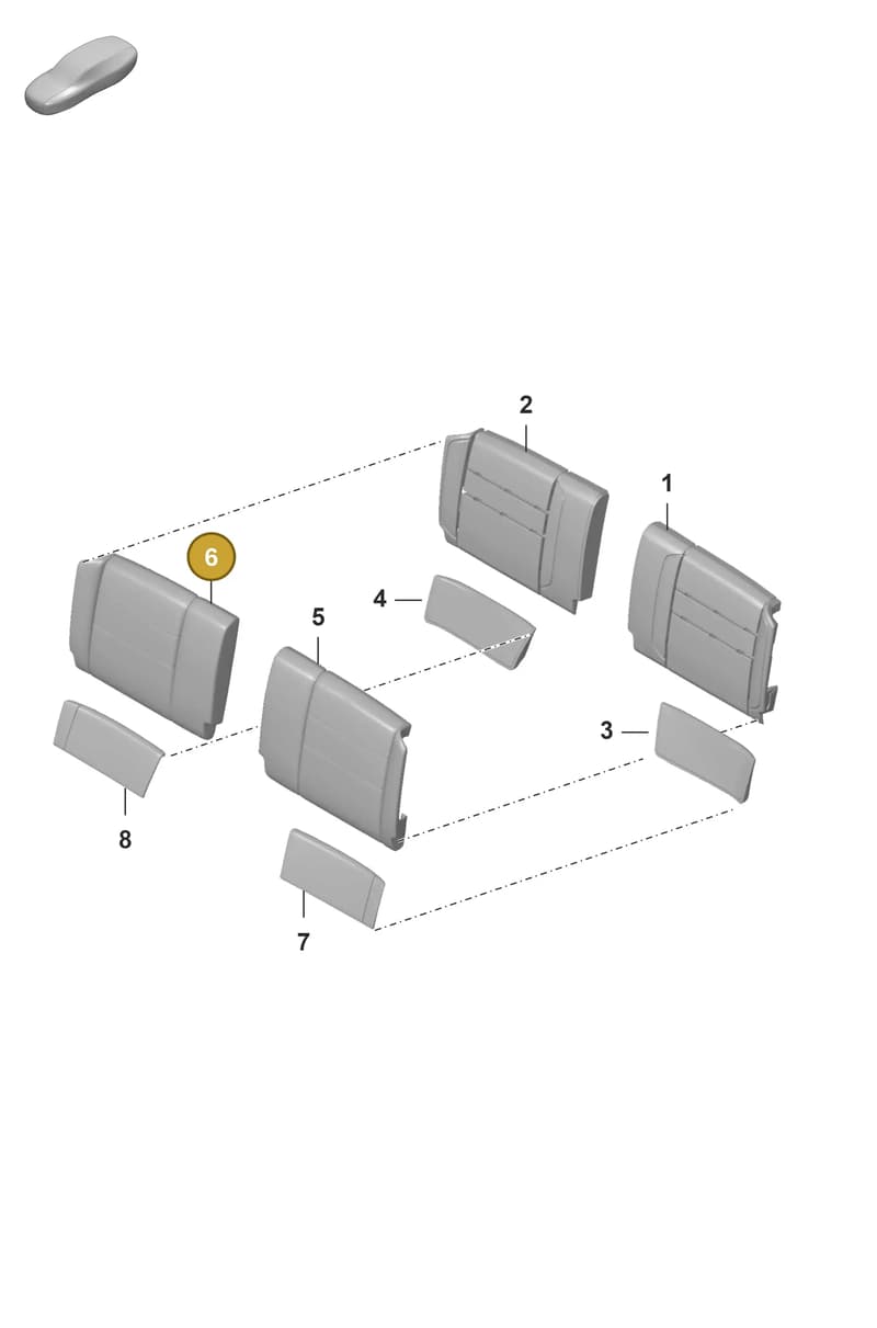 992883456FOL8 — Porsche 992 Carrera Coupe (2024-) diagram p53818310, position 6