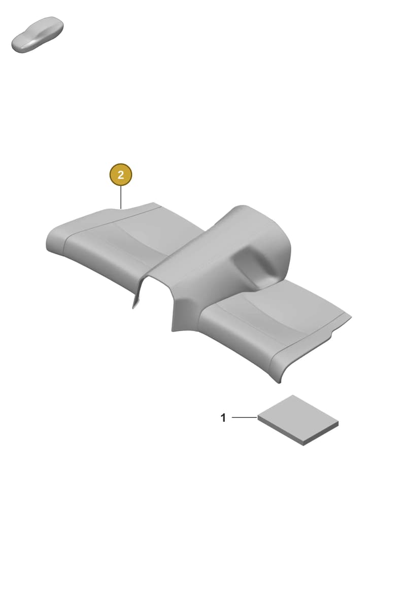 992885405LEZ0 — Porsche 992 Carrera Coupe (2024-) diagram p53818400, position 2