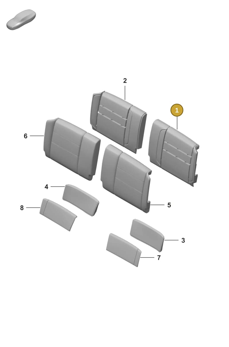 992885775 — Porsche 911 (2024-2025) diagram p53818300, position 1