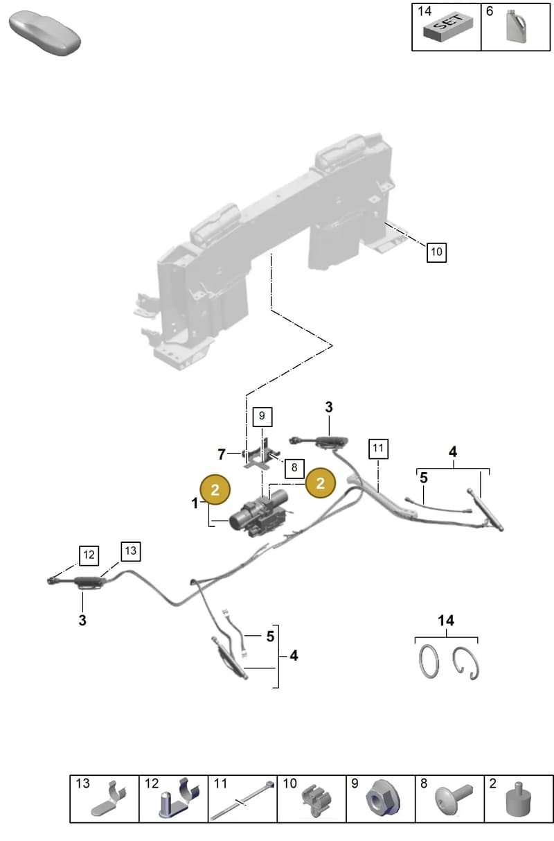 992898011 — Porsche 911 (2020-2022) diagram p53811450, position 2