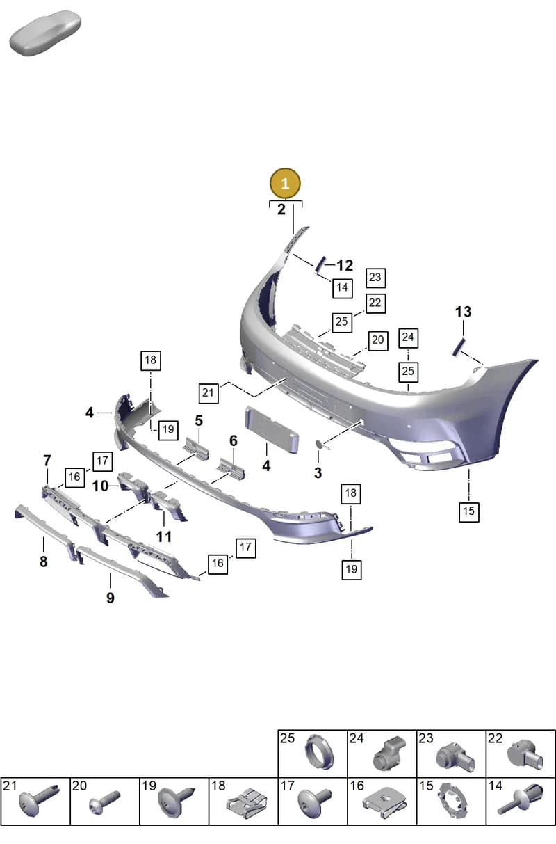 992898014AS — Porsche 911 (2024-2025) diagram p63802541, position 1