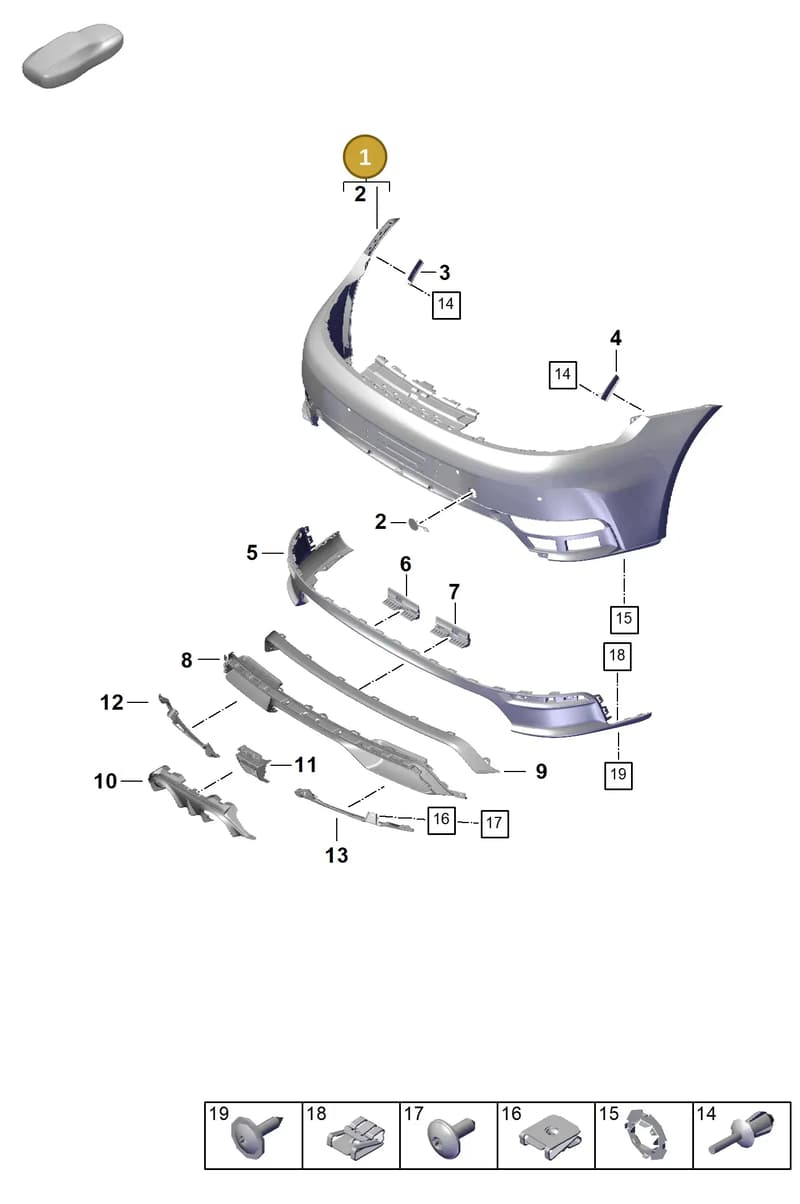 992898014AS — Porsche 911 (2024-2025) diagram p63802600, position 1