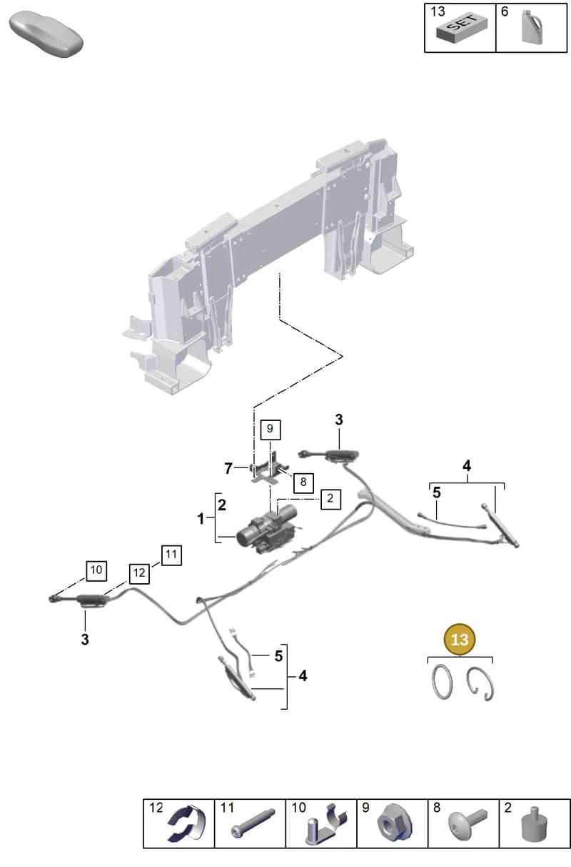 992898030 — Porsche 911 (2024-2025) diagram p63811460, position 13