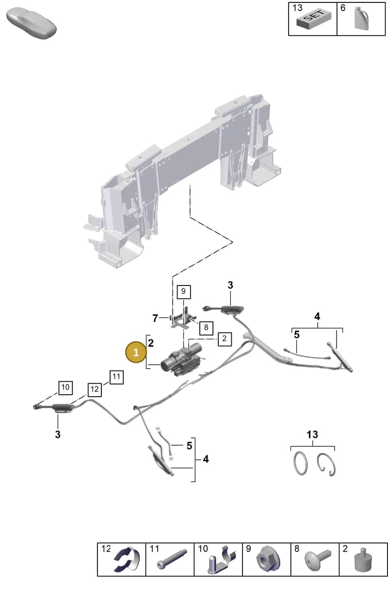 992898034A — Porsche 911 (2024-2025) diagram p63811460, position 1