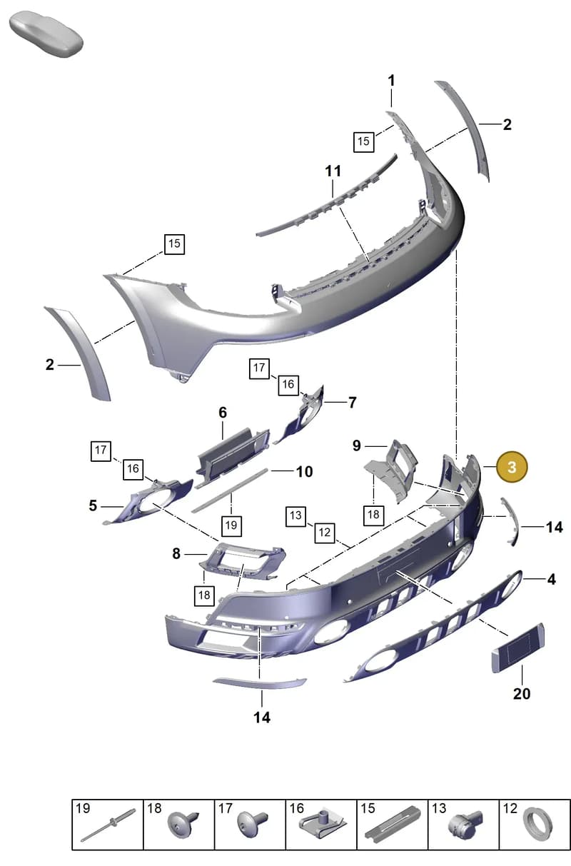 992898035B — Porsche 911 (2018-2024) diagram p53802630, position 3
