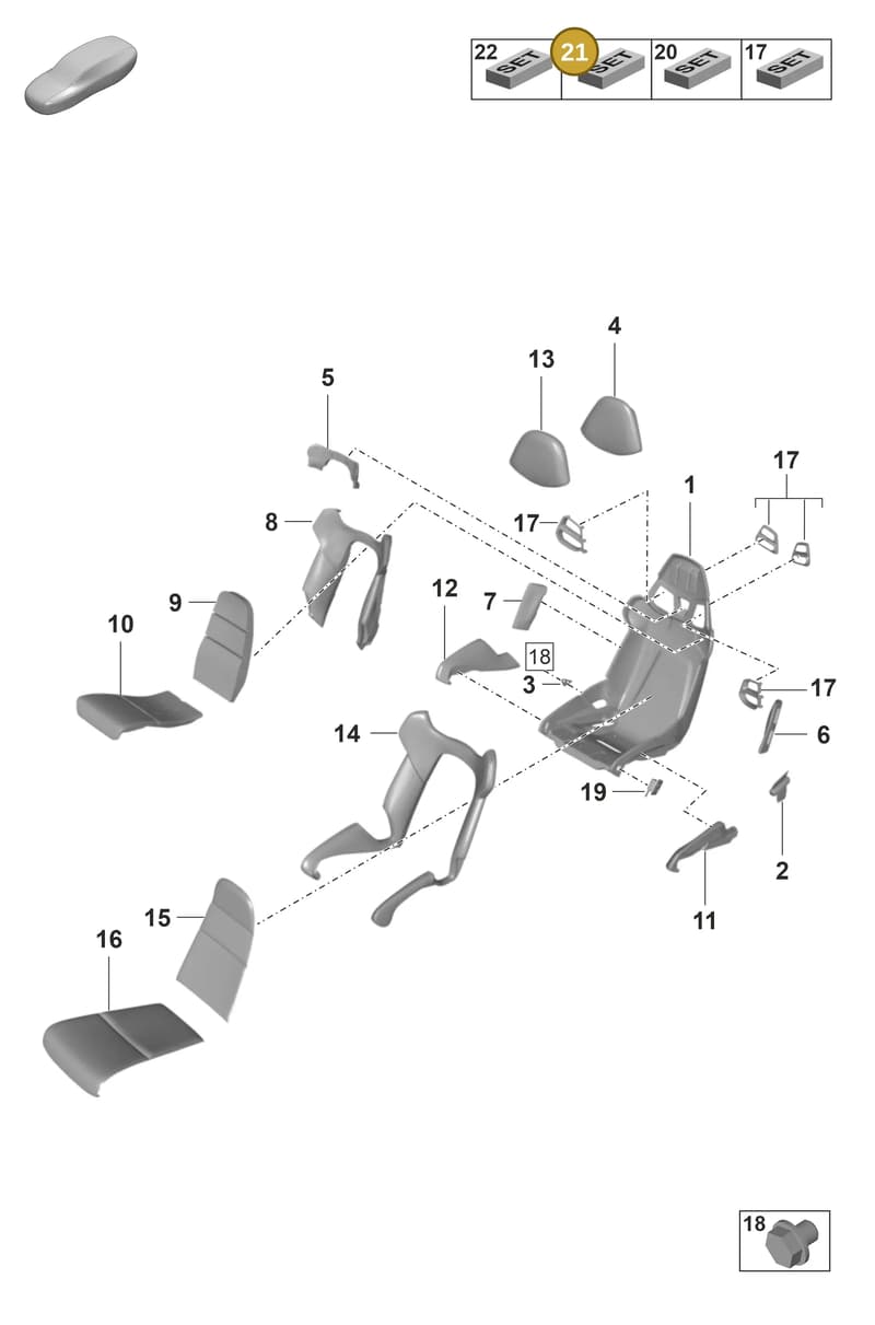 992898054C — Porsche 911 (2021-2022) diagram p59817350, position 21