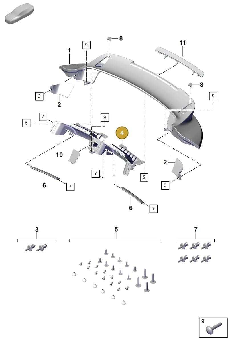 992898118 — Porsche 911 (2020-2022) diagram p57803160, position 4