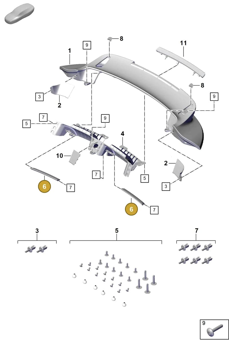 992898140 — Porsche 911 (2020-2022) diagram p57803160, position 6
