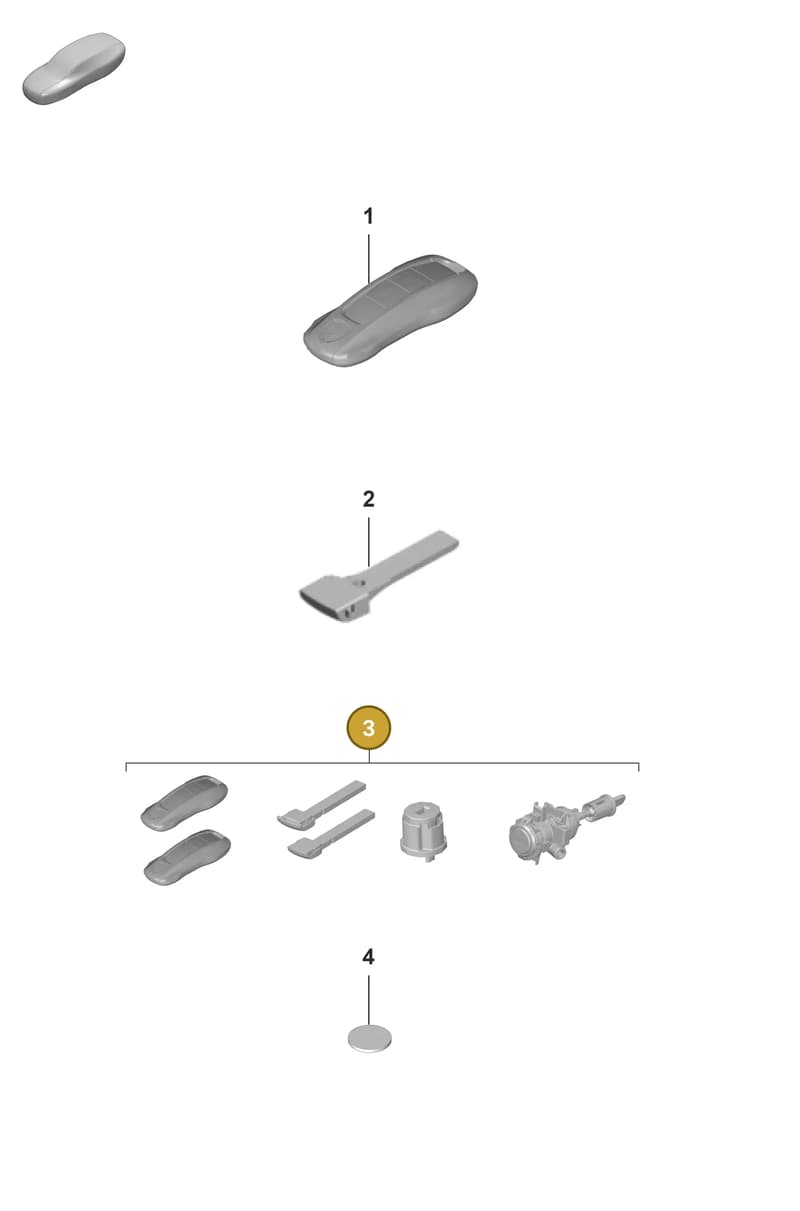 992898374BS — Porsche 911 (2018-2024) diagram p53898000, position 3