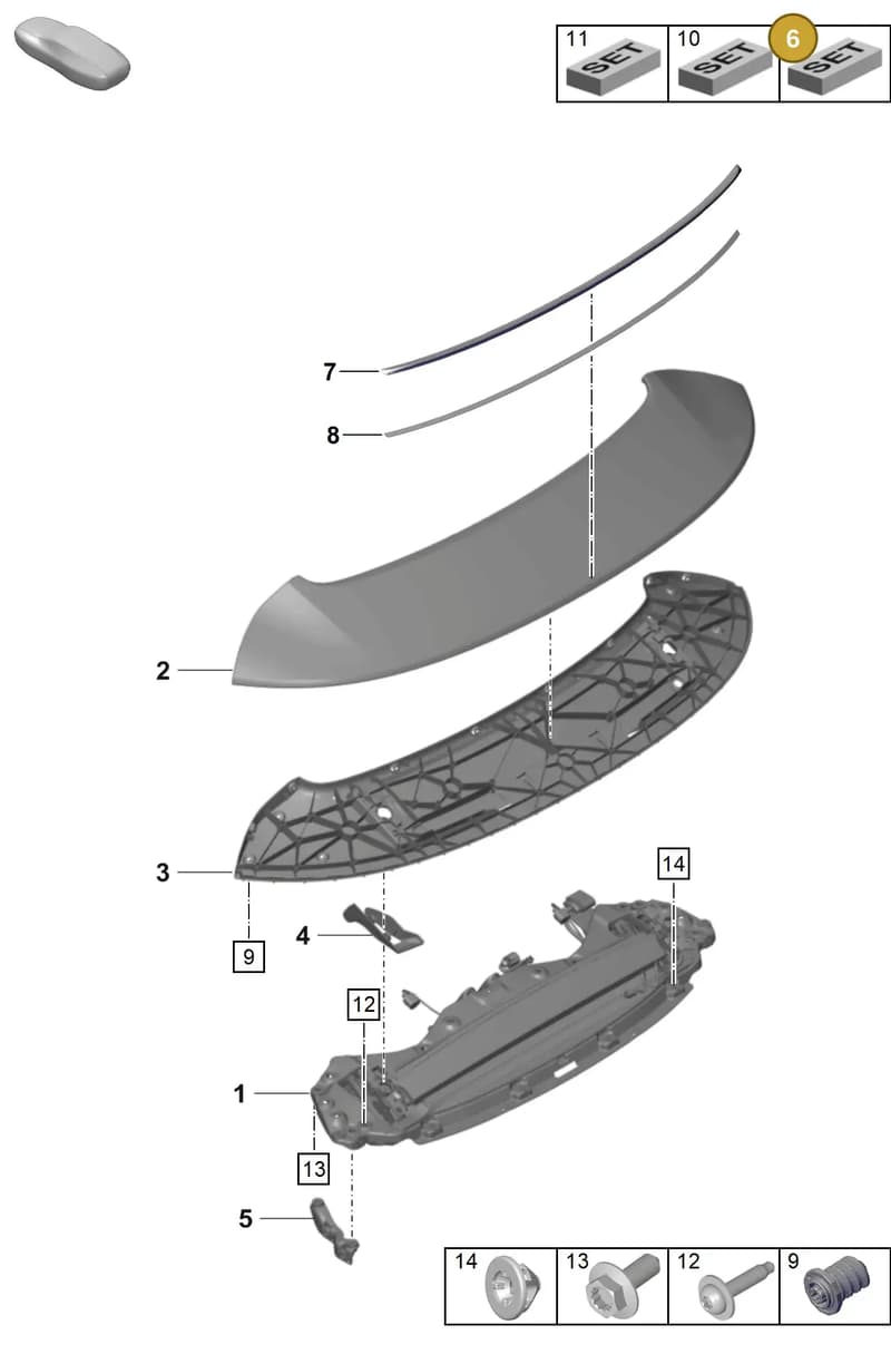 992898463 — Porsche 911 (2021-2022) diagram p59803160, position 6