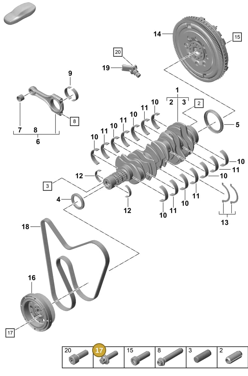 992906401B — Porsche Boxster Spyder (2019-2020) diagram p55102000, position 17