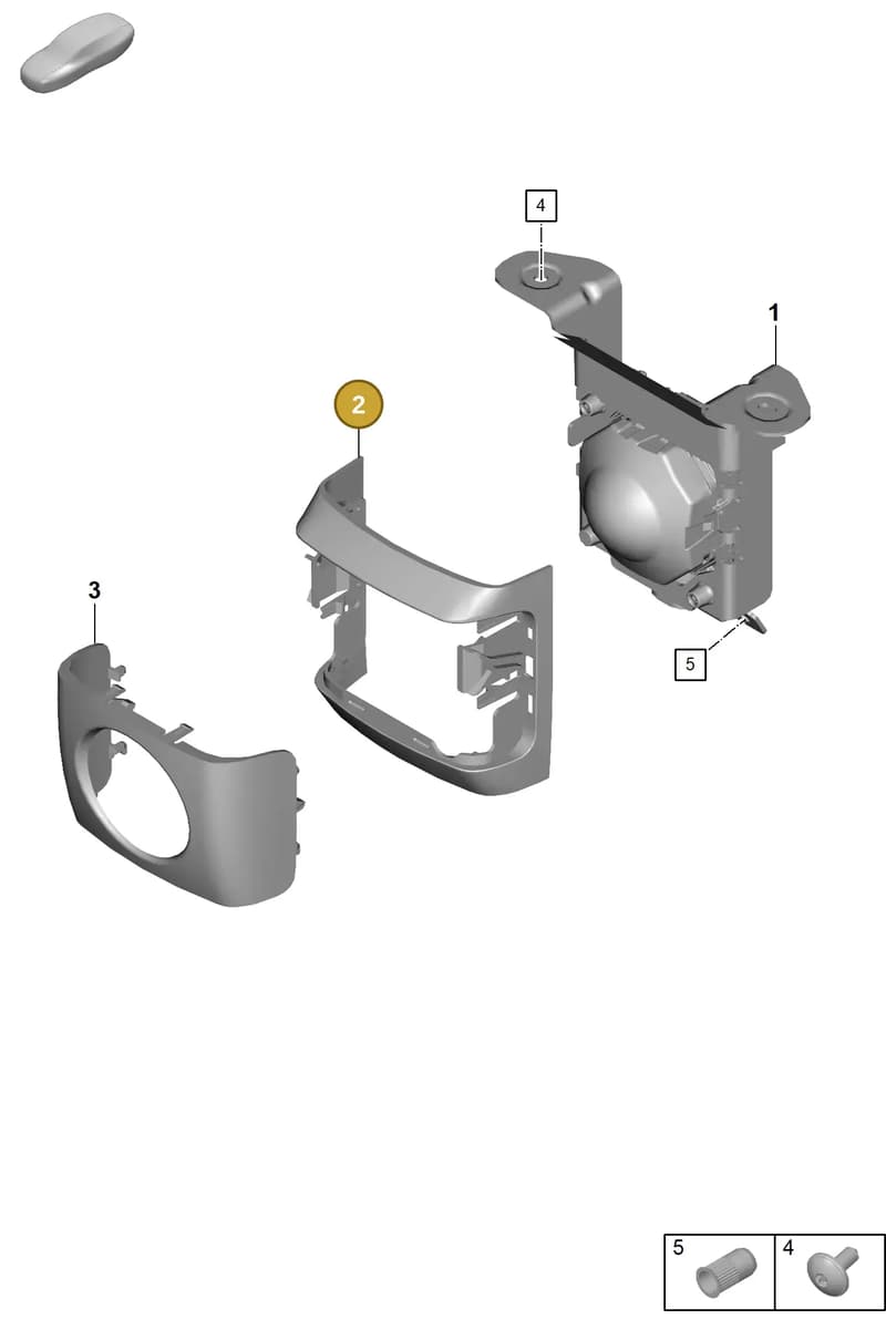 992907529BOK1 — Porsche 911 (2020-2022) diagram p57901050, position 2
