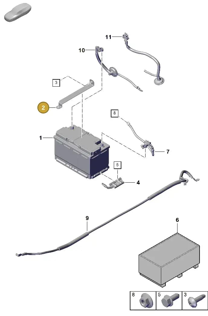 992915319A — Porsche 911 (2024-2025) diagram p63902300, position 2