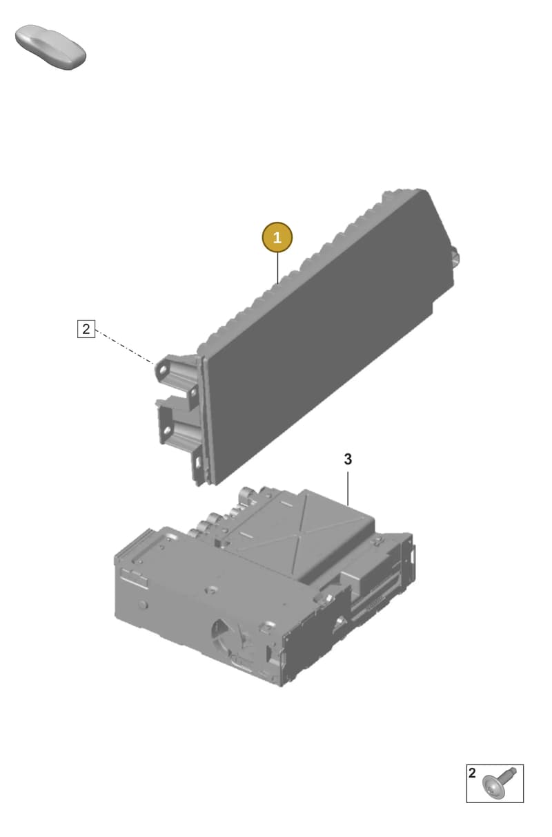992919597P — Porsche 911 (2021-2022) diagram p53911000, position 1