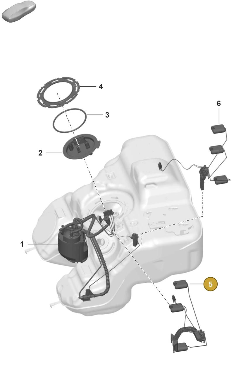 992919673 — Porsche 911 (2018-2024) diagram p53201050, position 5