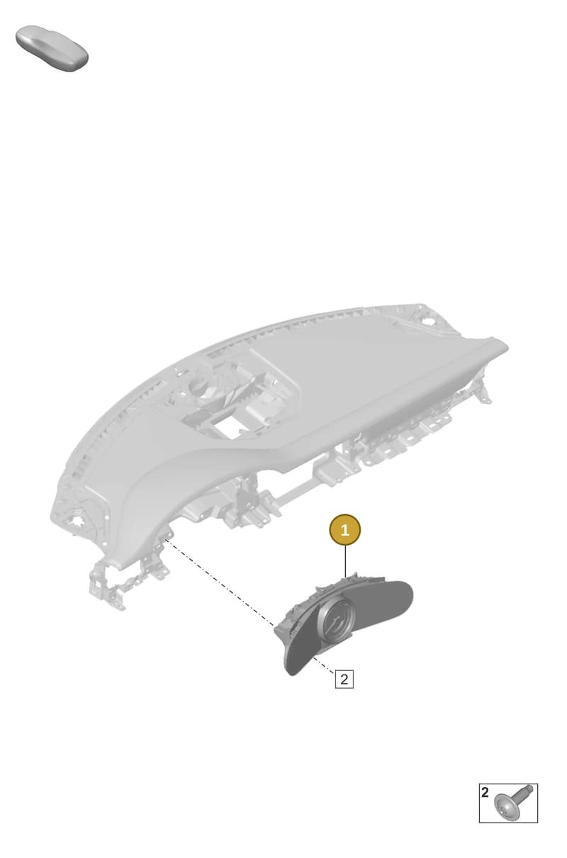 992920731P6N3 — Porsche 911 (2020-2022) diagram p53906000, position 1