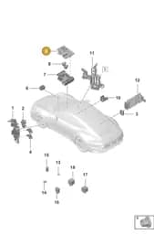 992937132 Porsche Main Fuse Socket
