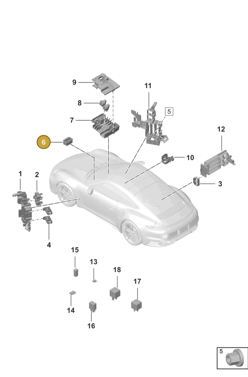 992937552 — Porsche 911 (2020-2022) diagram p57902000, position 6