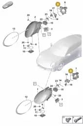 992941136 Porsche Seal