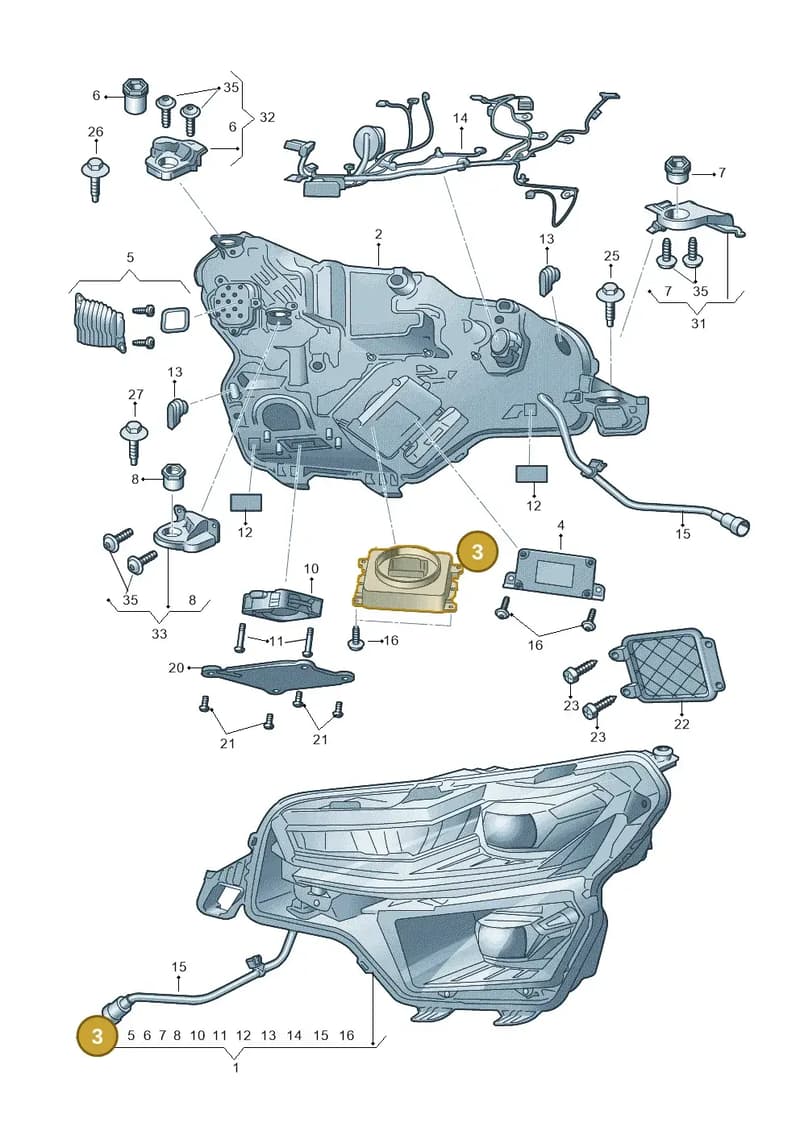992941572CJ — Skoda Kodiaq (2016-2024) diagram 804941021, position 3