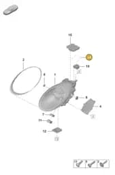 992941629 Porsche Retaining Clip