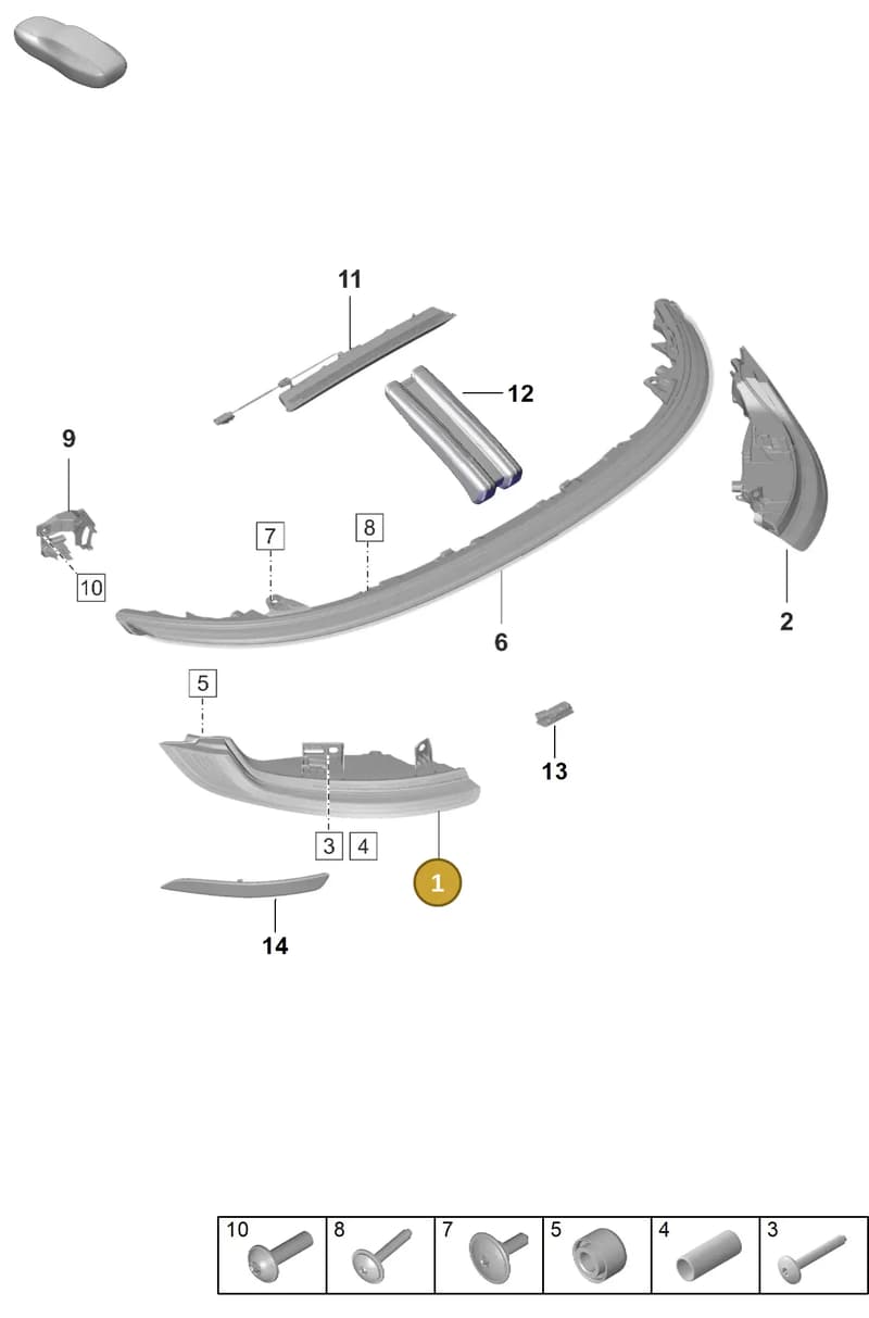 992945091F — Porsche 911 (2021-2022) diagram p59905050, position 1