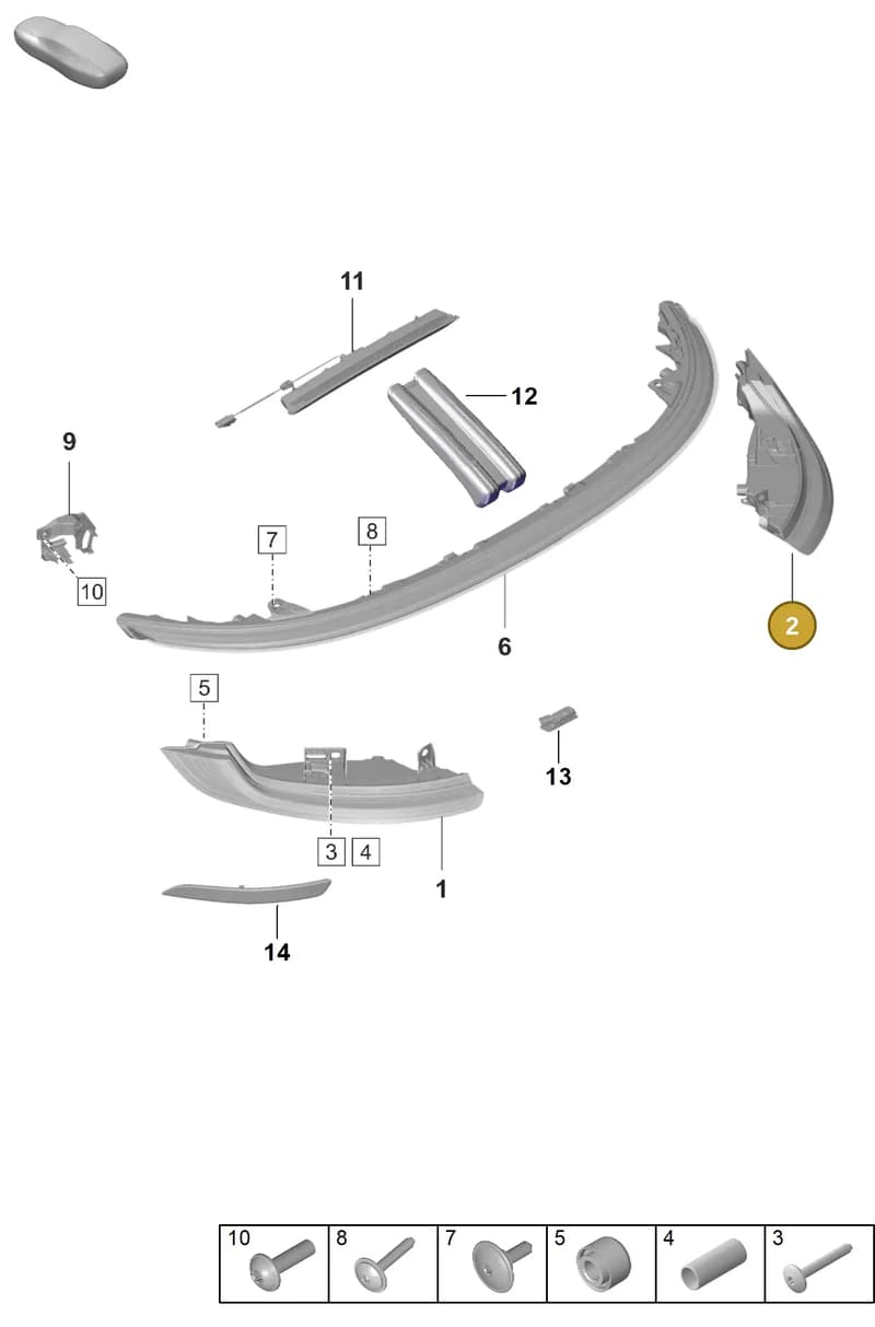 992945092F — Porsche 911 (2021-2022) diagram p59905050, position 2