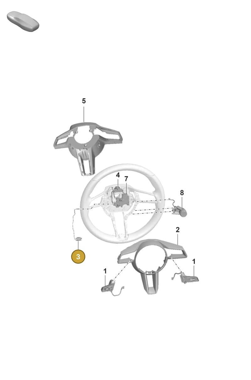 992951527A1E0 — Porsche Panamera (2020-2023) diagram p56403250, position 3