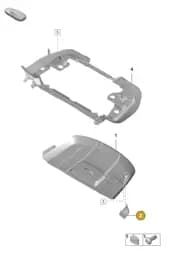 992959214 Porsche Trim