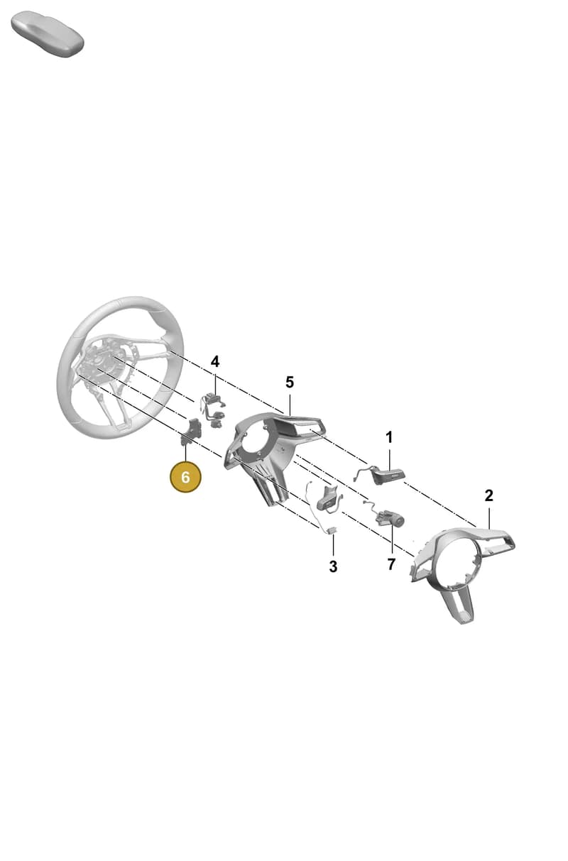 992959256E — Porsche Taycan Sport Turismo (2023-2025) diagram p64403245, position 6