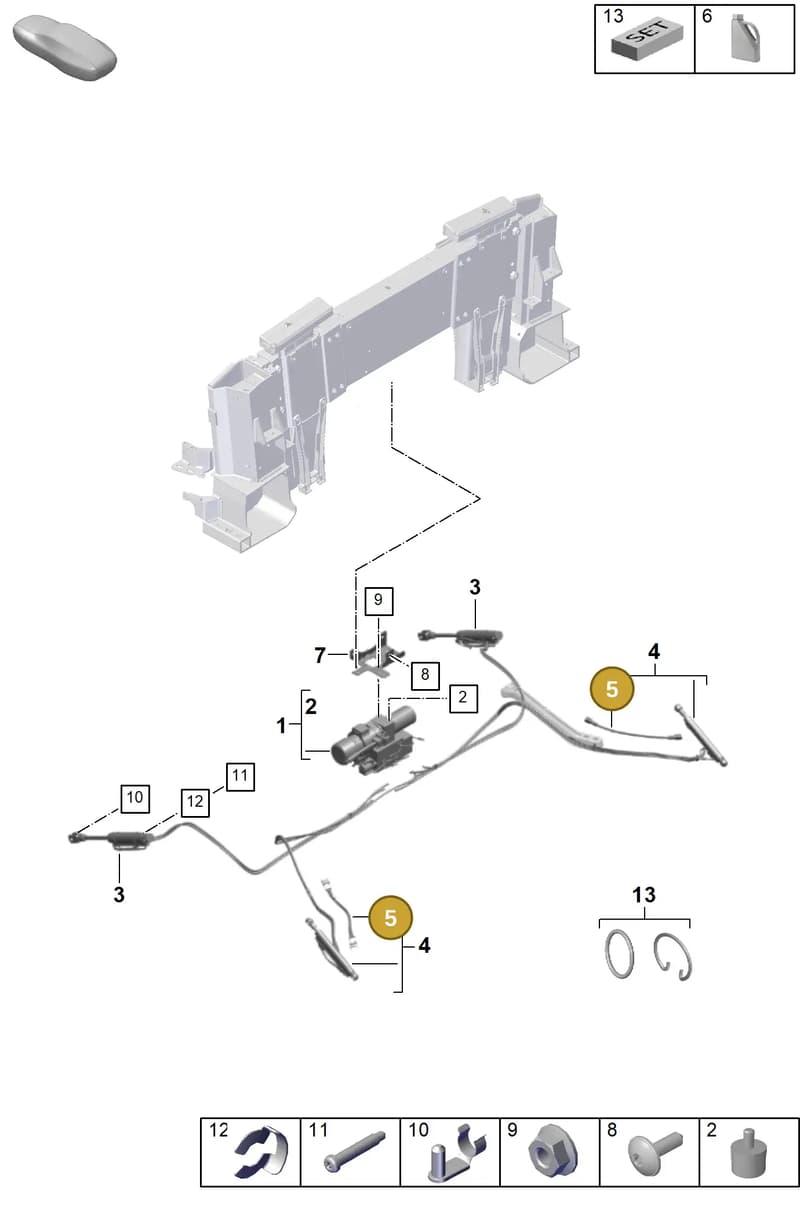 992959273A — Porsche 911 (2024-2025) diagram p63811460, position 5