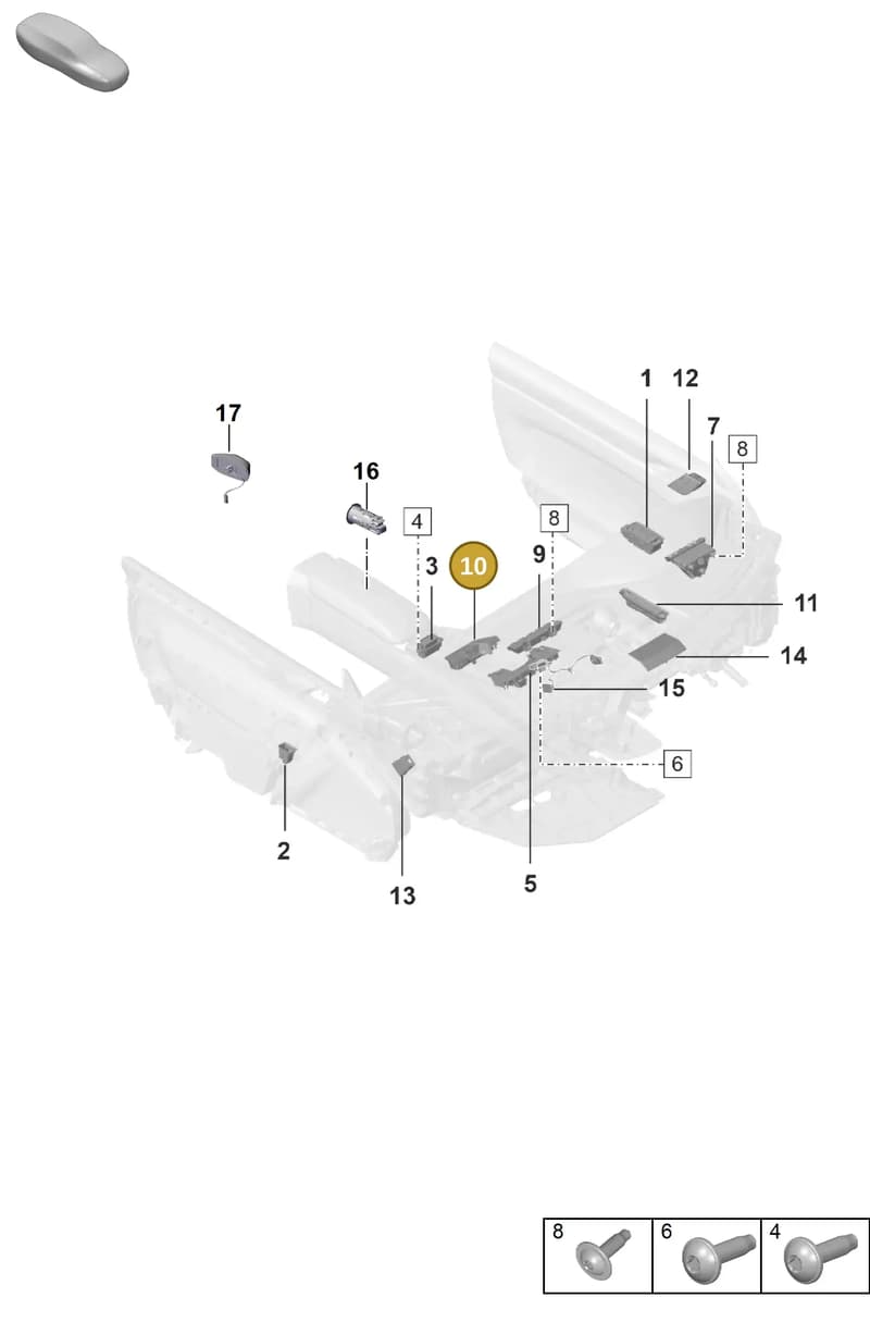 992959365EGTDL — Porsche 992 Sport Classic (2020-) diagram p53903050, position 10