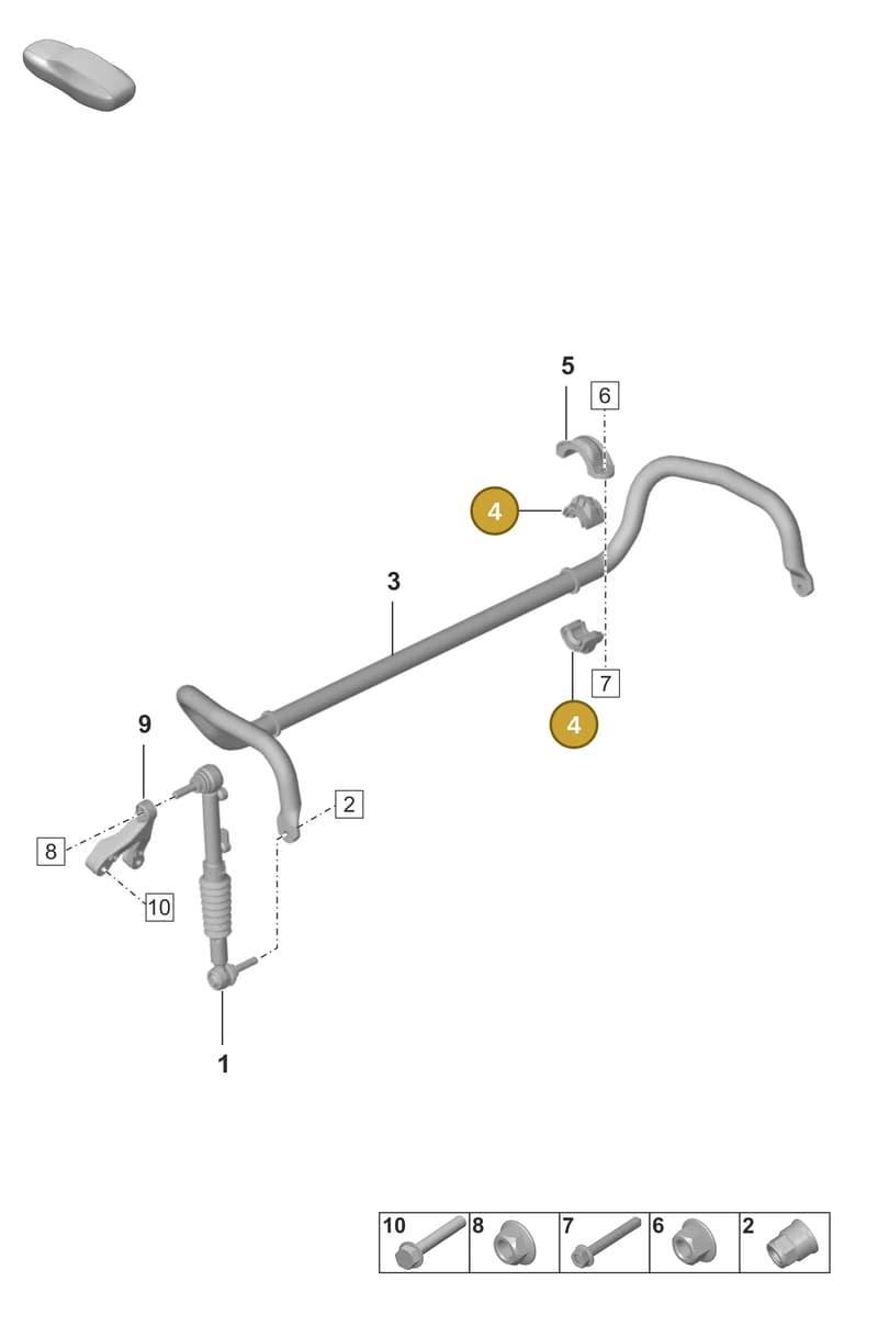 992959411F — Porsche 911 (2018-2024) diagram p53402010, position 4