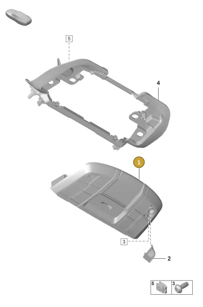 992959551AFTBN — Porsche 911 (2024-2025) diagram p53903060, position 1
