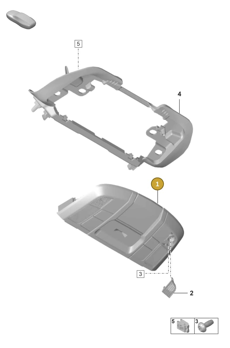 992959551BATBN — Porsche 992 Carrera Coupe (2024-) diagram p53903060, position 1