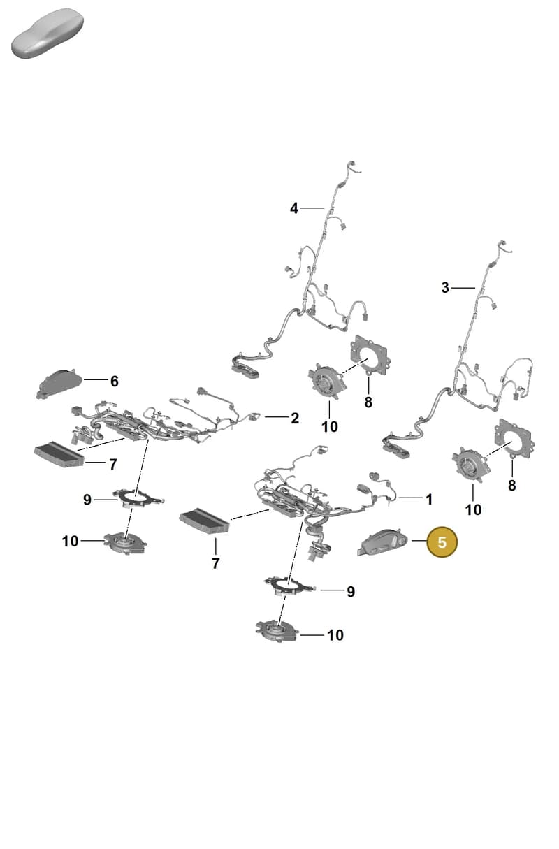992959747G1E0 — Porsche Panamera (2023-) diagram p62817510, position 5