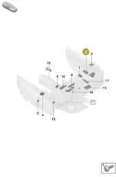 992959858T6N3 Porsche Switch (Matt Black 6N3)