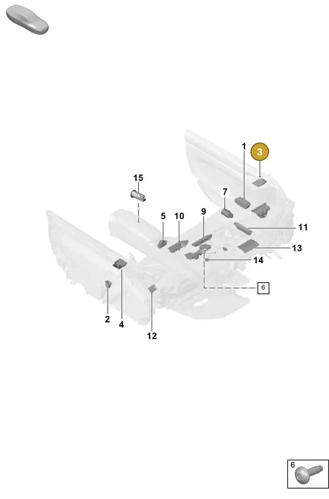 992962128AD6N3 — Porsche 911 (2024-2025) diagram p63905400, position 3