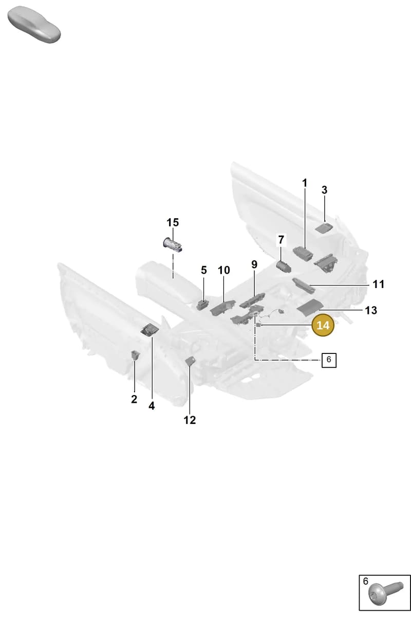992963281B — Porsche 911 (2024-2025) diagram p63905400, position 14