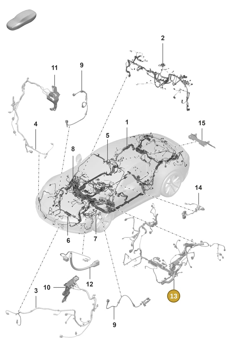 992971111B — Porsche 911 (2018-2024) diagram p53902100, position 13