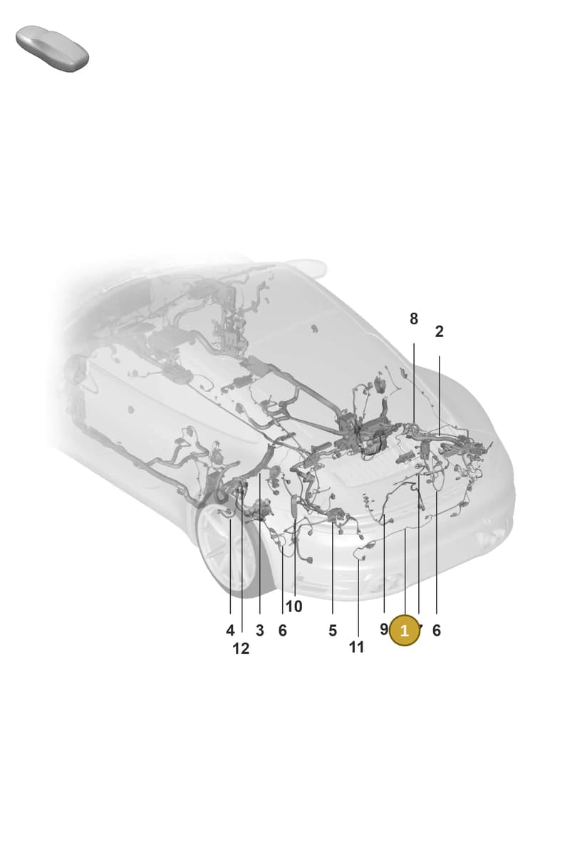 992971174C — Porsche 911 (2018-2024) diagram p53902200, position 1