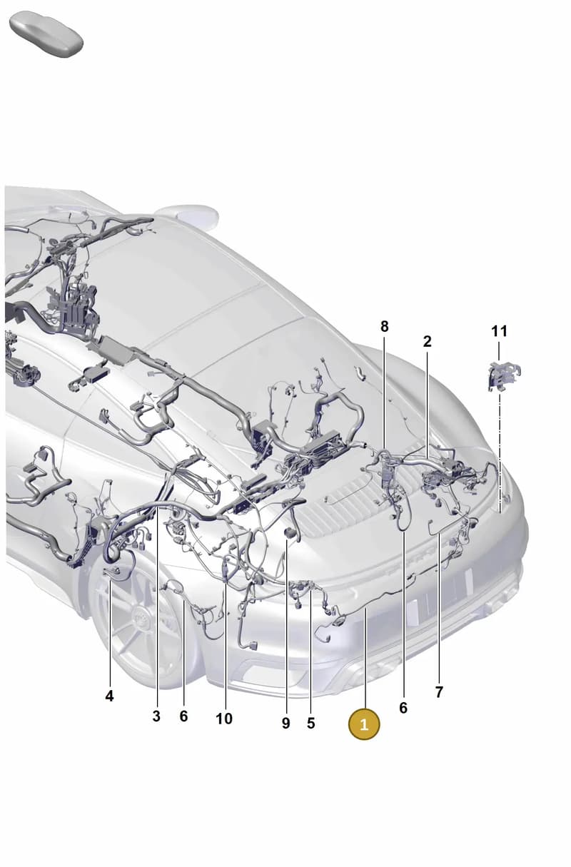 992971188 — Porsche 911 (2020-2022) diagram p57902200, position 1