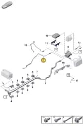 992971216 Porsche Hv Wire for Ehpddc High-Voltage Pump