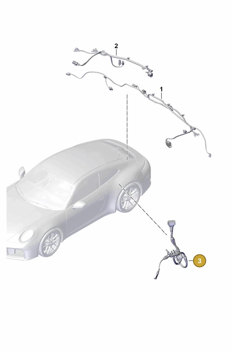 992971286B — Porsche 911 (2024-2025) diagram p63903500, position 3