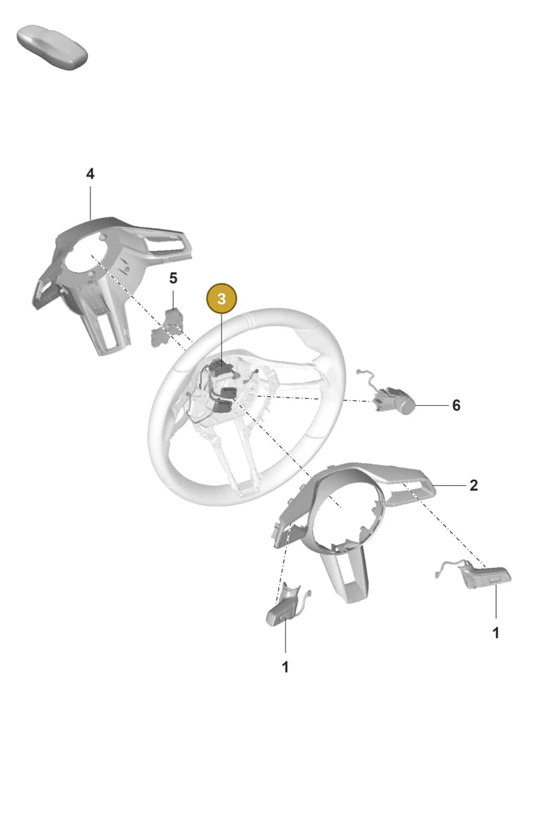 992971388A — Porsche 911 (2021-2022) diagram p59403290, position 3