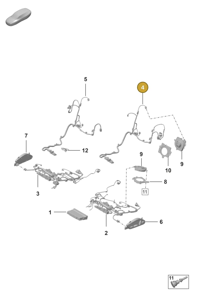 992971391AR — Porsche 911 (2024-2025) diagram p53817520, position 4