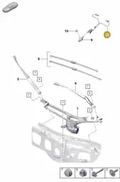 992971411E Porsche Wire Set