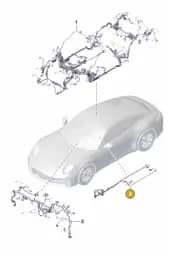 992971641AH Porsche Wiring Harness for Centre Console